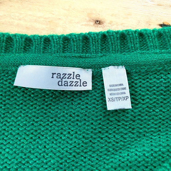 Holiday Ugly Sweater with Lights, “Unwrap Me” - Picture 3 of 8